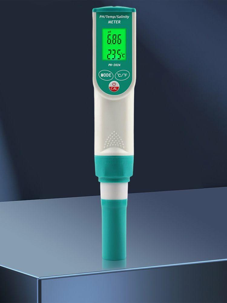 Analyzers | 3 in 1 PH Meter Digital Salinity/Temperature/PH Meter LCD Display Drinking Water Analyzers Analyzers