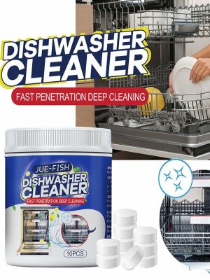 Cleaning Tools | 10pcs Powerful Cleaning Dishwasher Tablets Removes Scale and Limescale Build Up Cleaning Tools Cleaning Tools