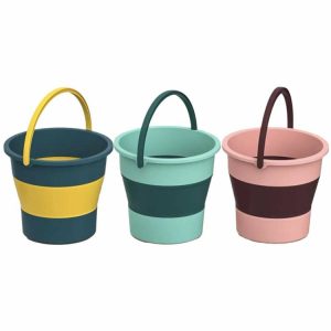 Cleaning Tools | 16.8L Foldable Round Tub Multifunction Water Bucket for Bathroom Kitchen Camping Cleaning Tools Blue/Green/Pink