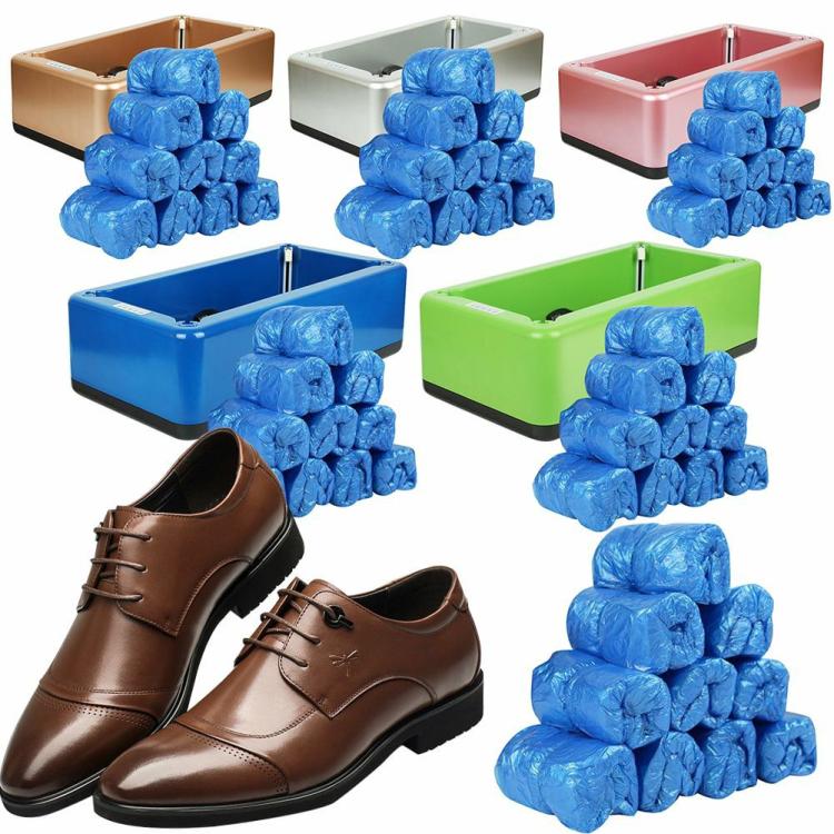 Cleaning Tools | Automatic Shoe Cover Dispenser With100Pcs Disposable Shoe Covers for Home Office Cleaning Tools Cleaning Tools