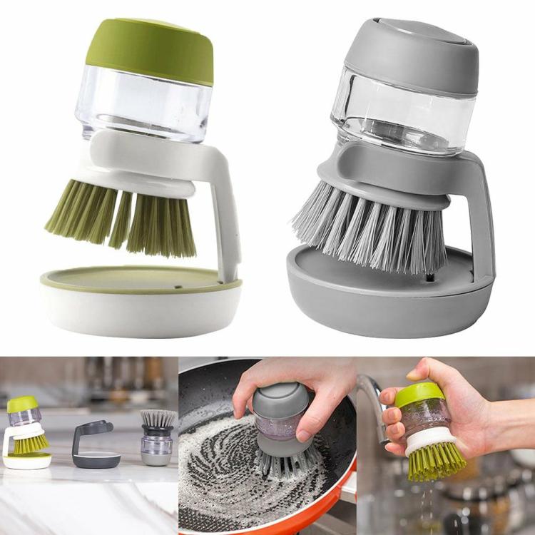 Cleaning Tools | Kitchen Scrub Brush Dish Brush Dish Scrubber Kitchen Brush with Soap Dispenser Cleaning Tools Cleaning Tools