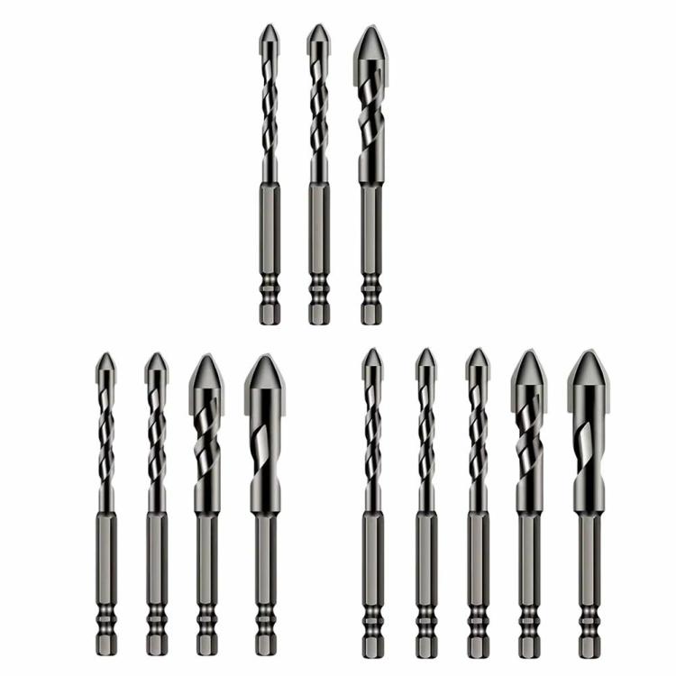 Drill Bit & Screwdriver | 3/4/5 Pcs High Strength Oblique Head Eccentric Drill Bit Concrete Drill Bit Set Drill Bit & Screwdriver Drill Bit & Screwdriver