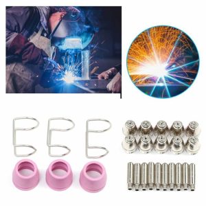 Electric Soldering Irons | 26pcs AG60 SG55 Plasma Cutting Torch Consumables Nozzle Electrode Sheild Cup Kit Electric Soldering Irons Electric Soldering Irons