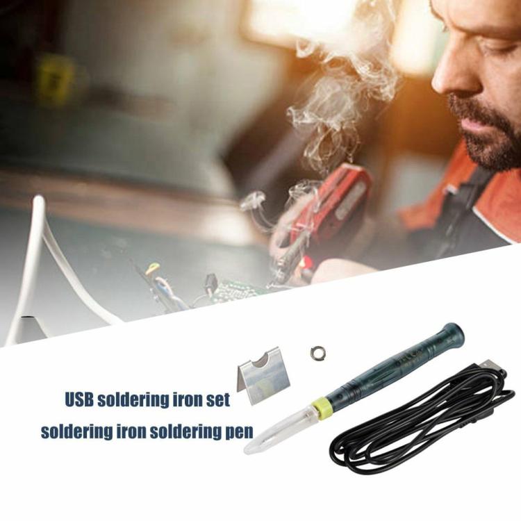 Electric Soldering Irons | 5V 8W USB Electric Solder Iron Kit Heat Pencil Welding BGA Repair Tools Electric Soldering Irons Electric Soldering Irons