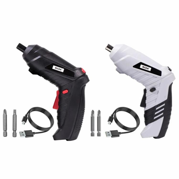 Electric Tools | Electric Screwdriver Rechargeable Cordless Power Drill Screw Installation Electric Tools Black/White