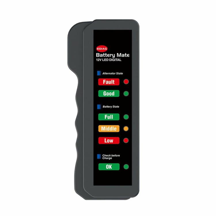 Electrical Instruments | 12V Car Battery Tester Digital Alternator 6 LED Lights Car Diagnostic Tool Electrical Instruments Electrical Instruments