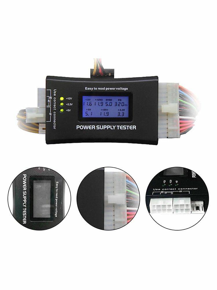 Electrical Instruments | 20/24 Pin LCD Display Computer Power Supply Tester Measuring for ATX BTX ITX TFX Electrical Instruments Electrical Instruments