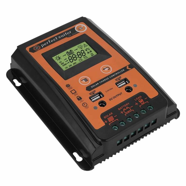 Electrical Instruments | 30A MPPT Solar Charge Controller Regulator with LCD Dual USB Output 12V 24V Electrical Instruments Electrical Instruments