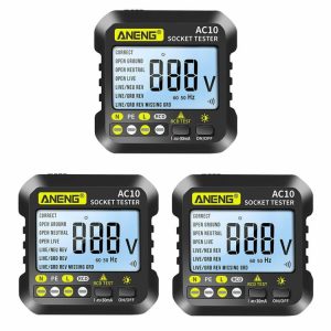 Electrical Instruments | AC10 Socket Tester LCD Digital Power Outlet Voltage Test Detector Electrical Instruments Electrical Instruments