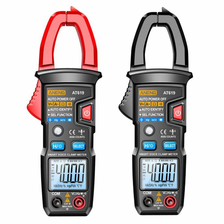 Electrical Instruments | AT619 Ammeter Clamp Meter 4000 Counts Clamp-On Amp Meter Measurement Tools Electrical Instruments Electrical Instruments