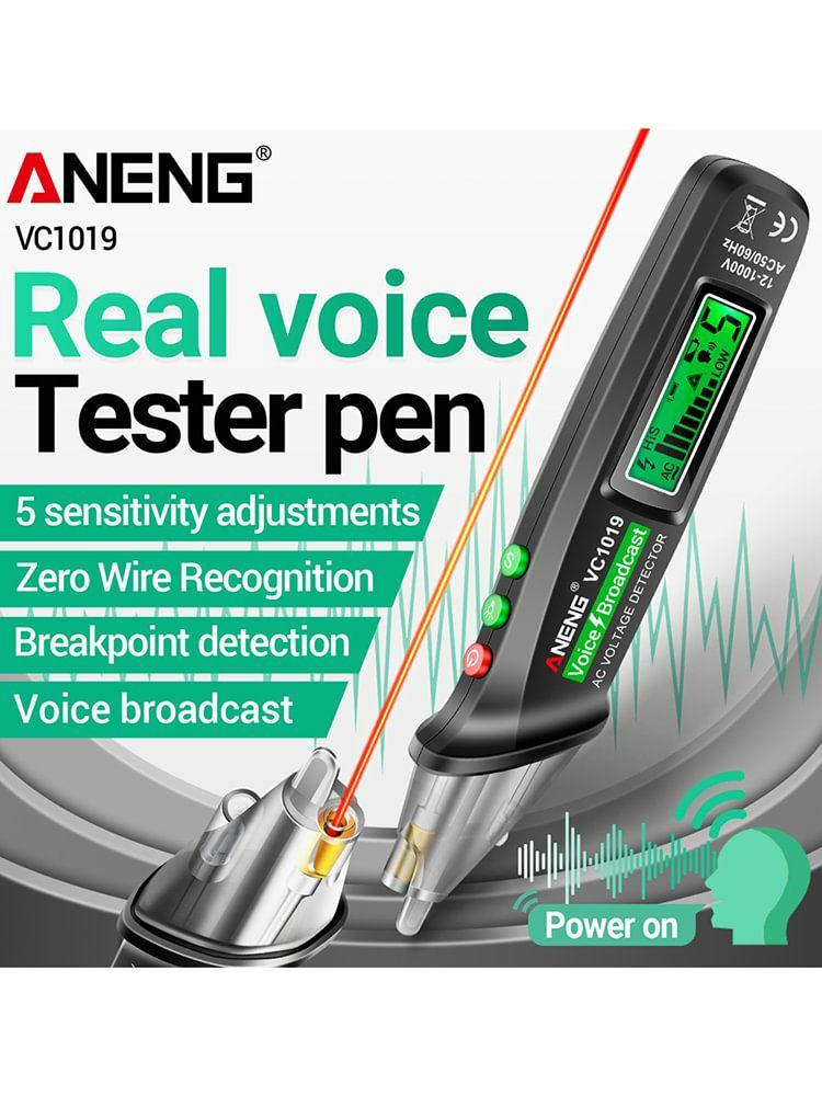 Electrical Instruments | Broadcast Tester with LCD Display Voltage Test Pen Torch for Circuit Maintenance Electrical Instruments Electrical Instruments