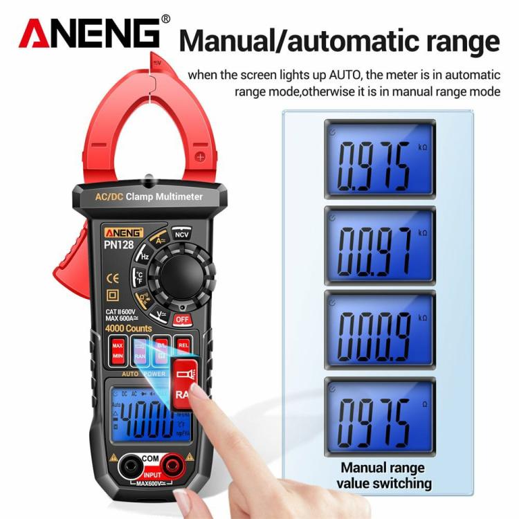 Electrical Instruments | Clamp Digital Multimeter 4000 Counts ANENG PN128 NCV Multimeter Electrical Tools Electrical Instruments Electrical Instruments