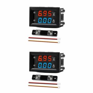 Electrical Instruments | DC0-100V Volt Guage Amp Meter Digital Volt Amp Meter 0.56inch for Motorcycle Car Electrical Instruments Electrical Instruments