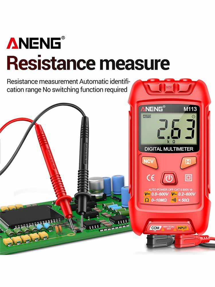 Electrical Instruments | Digital Mini Multimeter Tester AC/DC Voltage Current Meter with NCV Auto Ranging Electrical Instruments Electrical Instruments