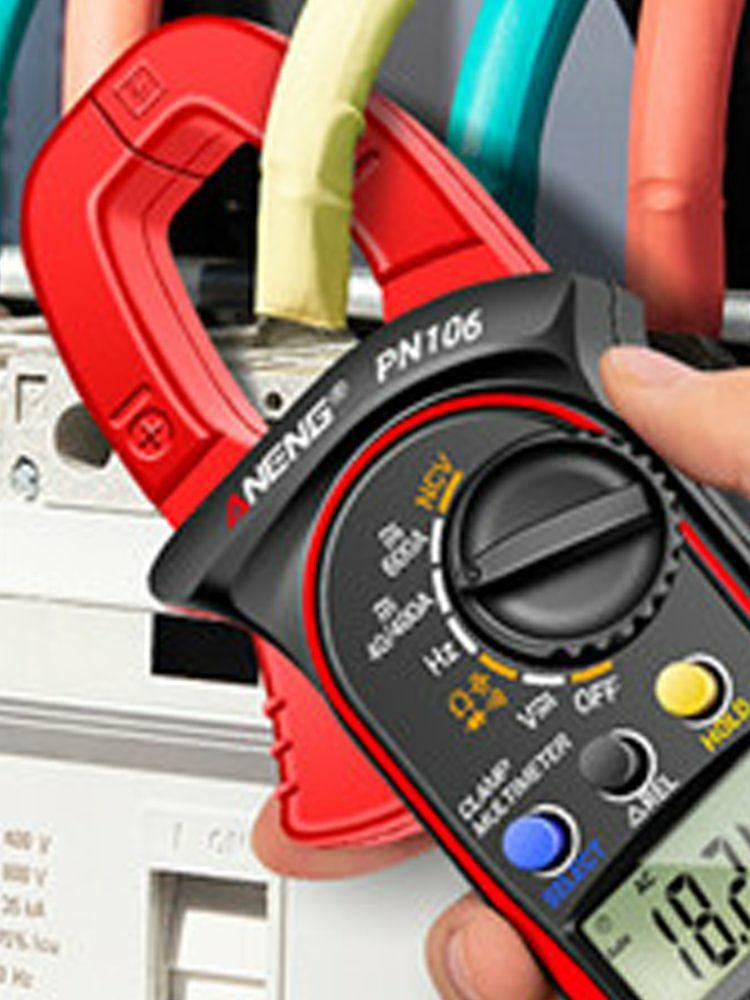 Electrical Instruments | Digital Multimeter Clamp 4000 Counts Voltage Detector LCD Screen for Electrician Electrical Instruments Electrical Instruments