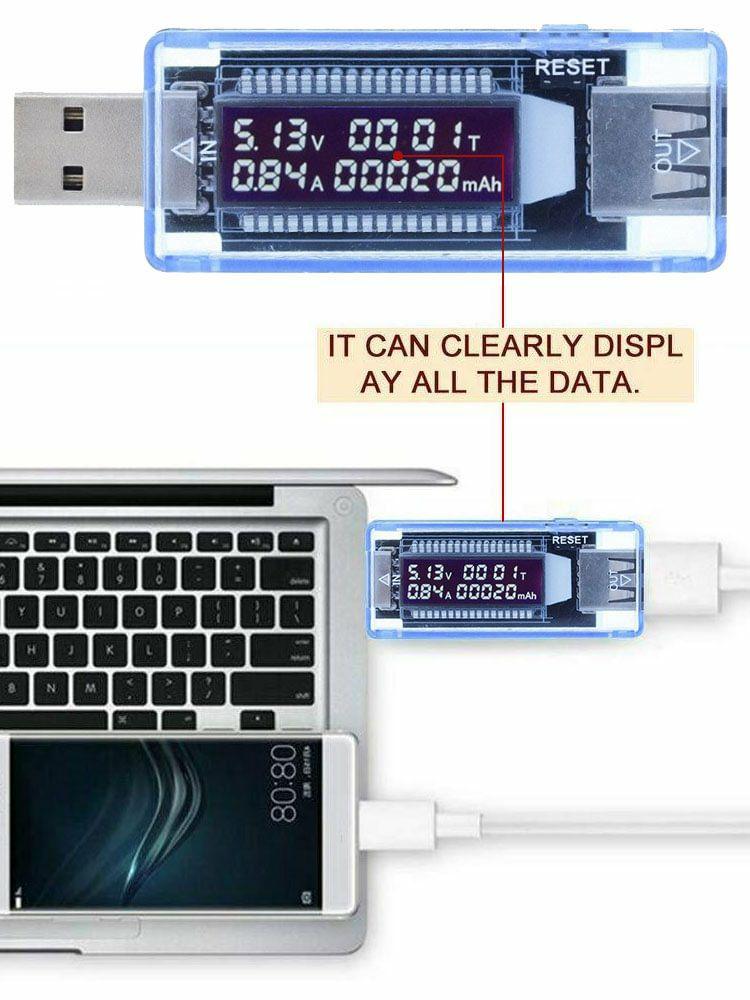 Electrical Instruments | Portable Battery Checker USB Power Bank Tester Digital for Tablet/Laptop/Charger Electrical Instruments Electrical Instruments