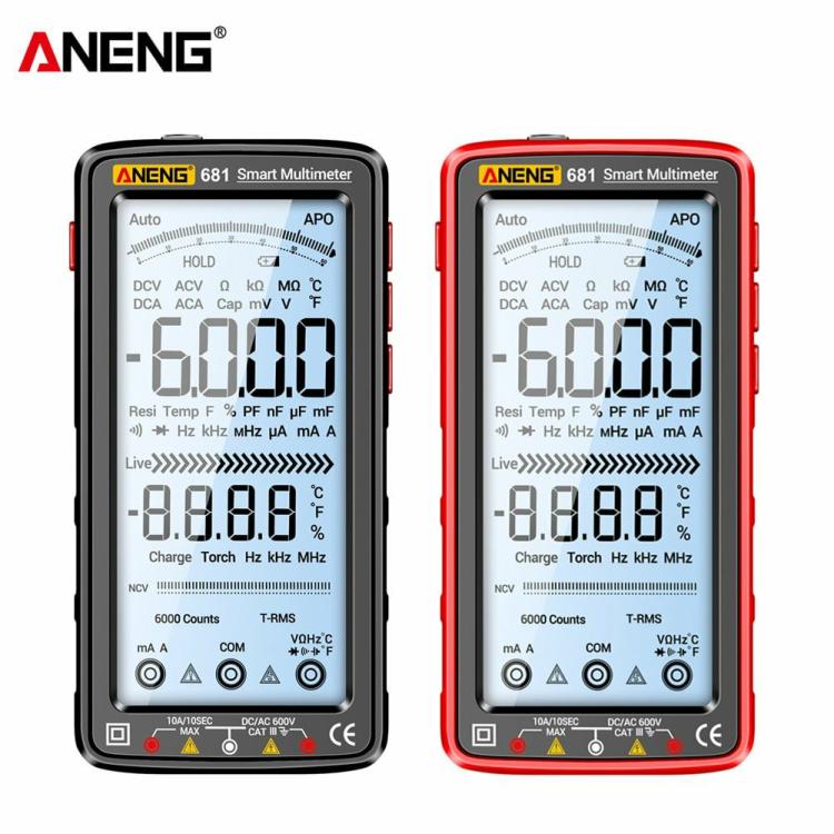 Electrical Instruments | Smart Anti-burn Rechargeable Multimeter True RMS Multimetr Hz Ohm Diode Meter Electrical Instruments Electrical Instruments