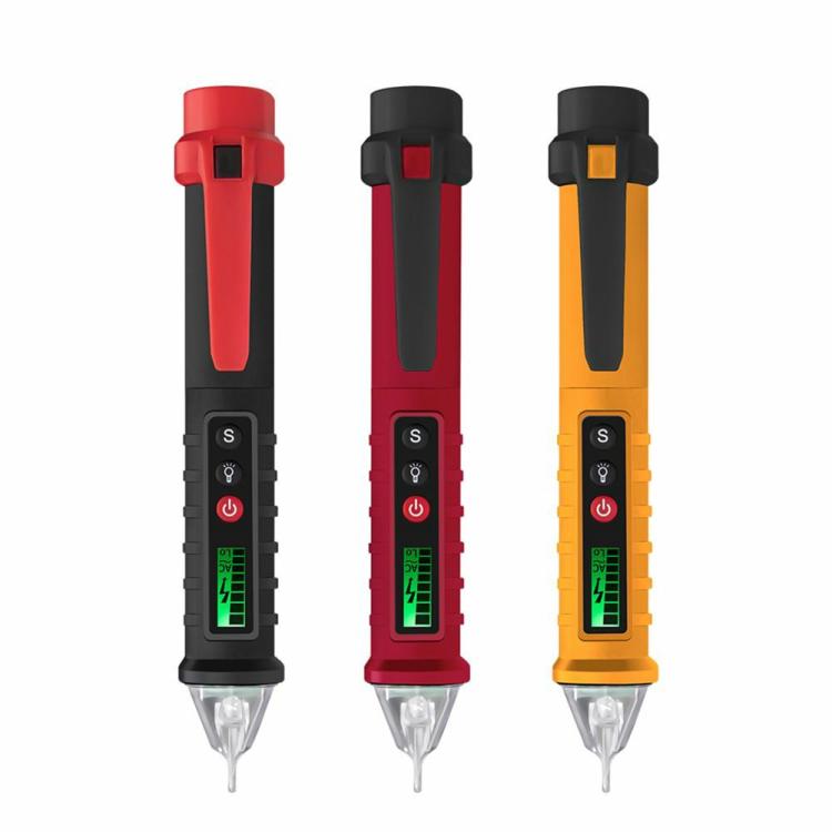 Electrical Instruments | VC1010 AC/DC Non-Contact Pen Tester Volt Current Electric Test Pencil Electrical Instruments Black/Yellow/Red