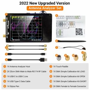 Electronic Measuring | 2.8 Inch TFT Monitor Digital Antenna Analyzer MF HF VHF UHF Measure S Parameters Electronic Measuring Electronic Measuring