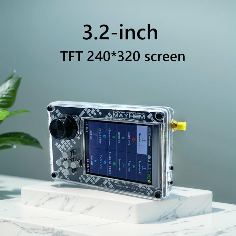 Electronic Measuring | PortaPack H2 SDR Radio Receiver MAX2839 10.00MHZ TCXO 3.2inch TFT Screen Electronic Measuring Electronic Measuring