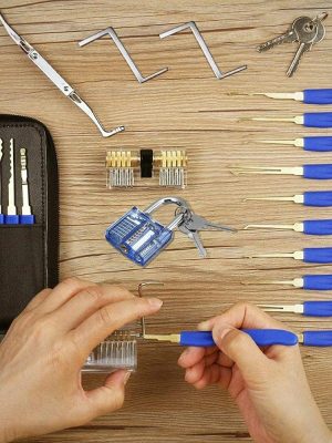 Lock Supplies | 41Pcs Key Extractor Tool Set Multifunction Lock Pick Set Removing Hooks Hardware Hand Tools Lock Supplies