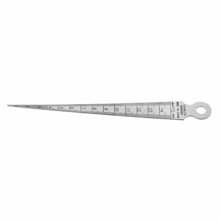 Measuring & Gauging | 1-15mm Stainless Steel Taper Gauge Feeler Gap Hole Aperture Measuring Tool Measurement & Analysis Measuring & Gauging