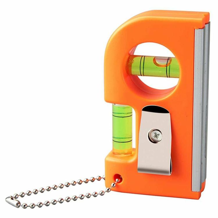 Measuring & Gauging | 2 in 1 Mini Pocket Level Tool 2 Bubble Spirit Leveler Metal Key Chain Hook Measurement & Analysis Measuring & Gauging