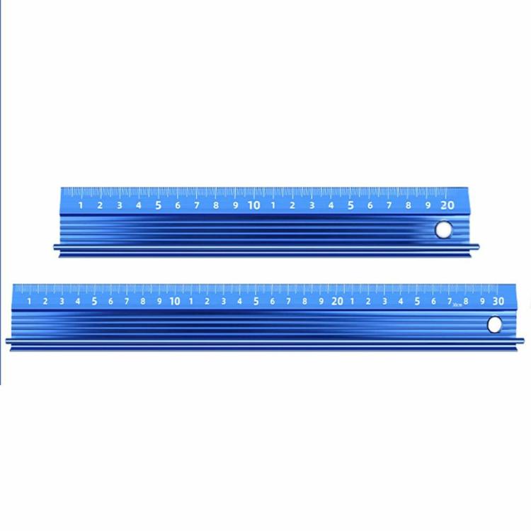 Measuring & Gauging | 20/30cm Protective Ruler Straight Cutting Ruler Non-slip Cutting Drawing Ruler Measurement & Analysis Measuring & Gauging