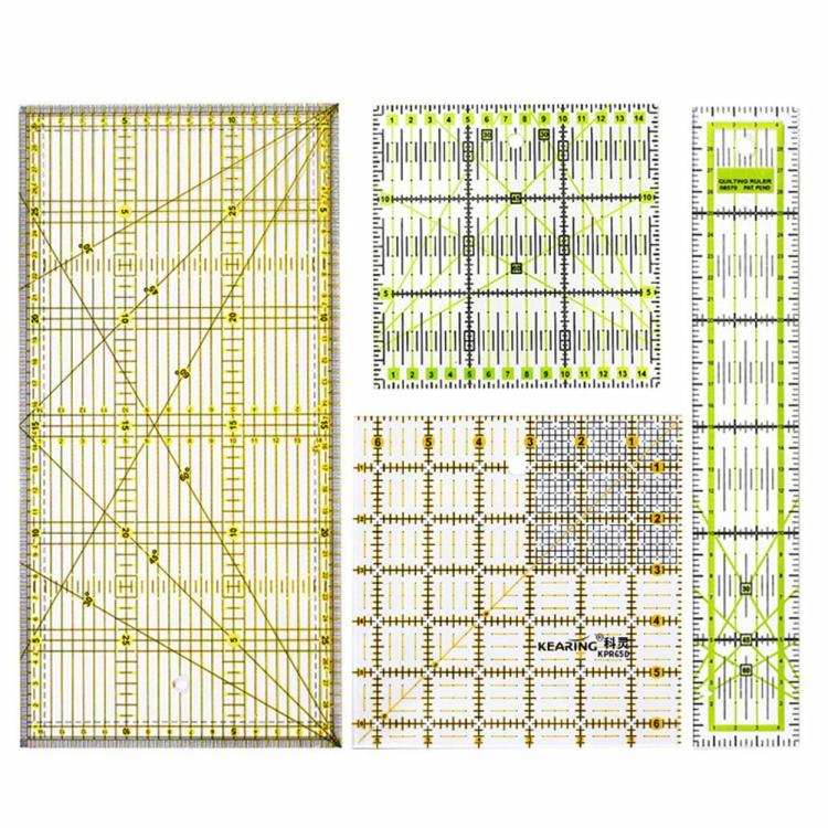 Measuring & Gauging | Acrylic Patchwork Ruler Double Color Quilting DIY Sewing Drawing Tools Measurement & Analysis Measuring & Gauging