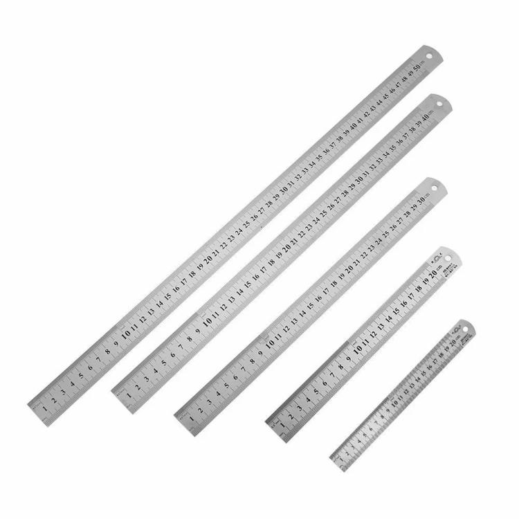 Measuring & Gauging | Stainless Steel Metal Straight Ruler Precision Double Sided Measuring Tool Measurement & Analysis Measuring & Gauging