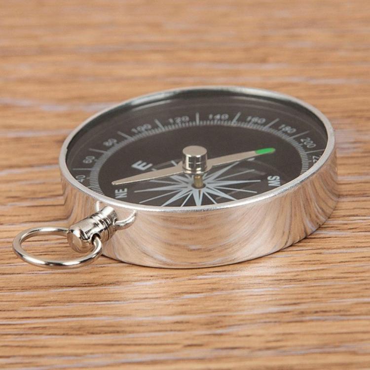 Optical Instruments | Aluminum Mini Compass with Keychain Outdoor Camping Survival Pocket Compass Measurement & Analysis Optical Instruments