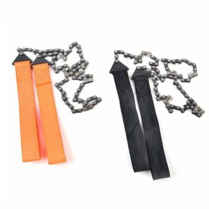 Other Hand Tools | 24 Inch Hand Rope Chain Saw Portable Logging Saws Folding Sharp Wood Cutting Use Hand Tools Orange/Black