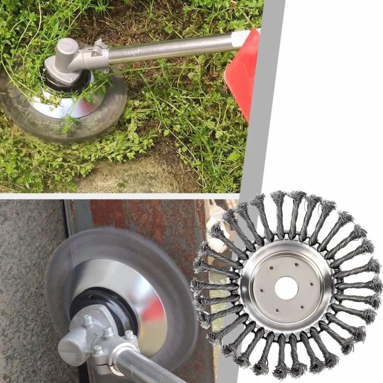 Other Tools | 10 Inch Twist Knot Steel Wire Wheel Brush Disc Grass Trimmer Head for Lawn Mower Other Tools Other Tools