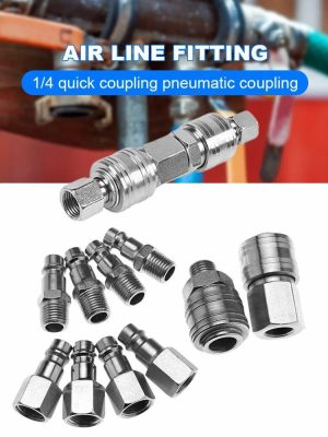 Other Tools | 10PCS Air Compressor Connector Quick Release 1/4inch Air Compressor Hose Fitting Other Tools Other Tools