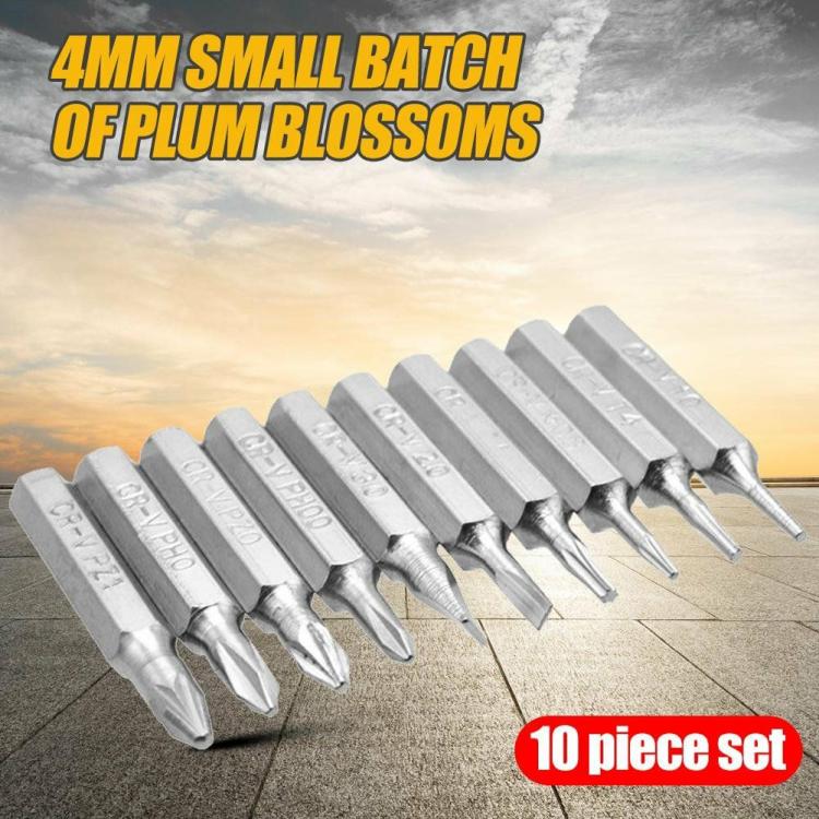 Other Tools | 10pcs CR-V Torx Bits Set Phillips Slotted Torx Bit Mobile Phone Repair Tool Other Tools Other Tools