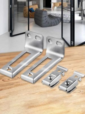 Other Tools | 2 Set Bifold Door Hardware Set Multipurpose Sliding Door Track Replacement Parts Other Tools Other Tools