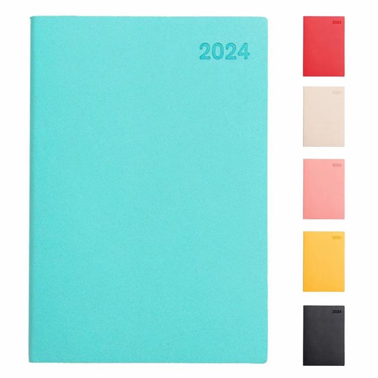 Other Tools | 2024 A5 Planner Notebook Academic Planner Daily English Schedule Home Office Use Other Tools Green/White/Pink/Yellow/Black