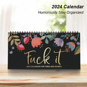 Other Tools | 2024 Calendar Indoor Wall Calendar Tired Ass Women Calendar Gift for Christmas Other Tools Other Tools