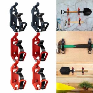 Other Tools | 2pcs Shovel Holder Clamp Wall Mount Kit Quick Release Shovel Mount for Roof Rack Other Tools Black/Red/Orange