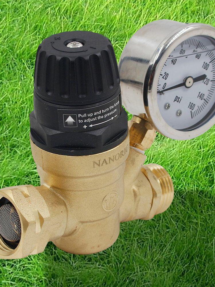 Other Tools | 3/4 Inch Water Pressure Regulator Brass Handle Water Pressure Reducer Adjustable Other Tools Other Tools