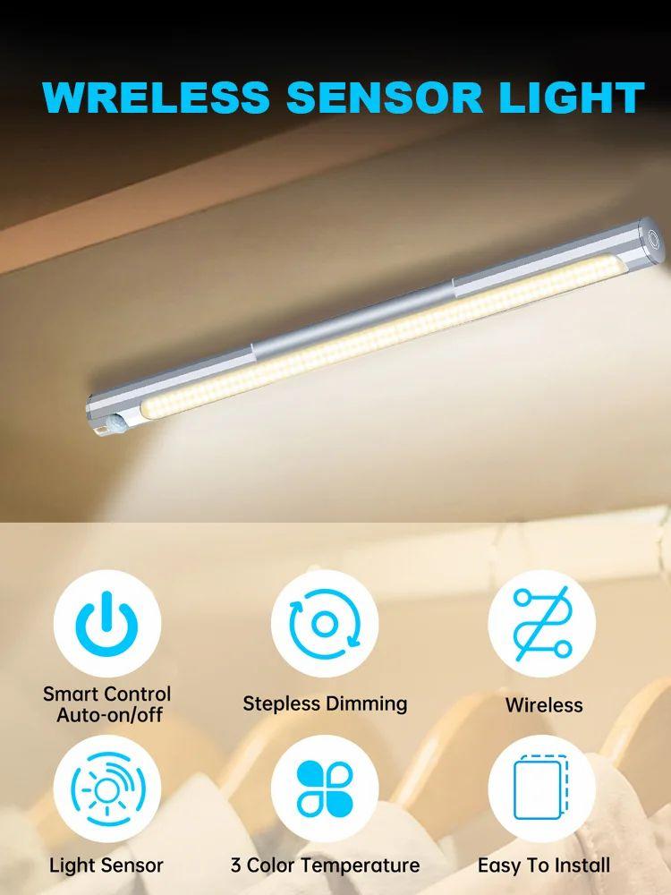 Other Tools | 40CM Under Cabinet Light with 3 Lighting Modes 66 LED Closet Light Motion Sensor Other Tools Other Tools