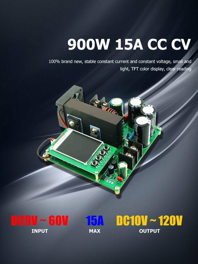 Other Tools | 900W 15A CC CV Digital DC 8-60V to 10-120V Step Up Converter Boost Module Board Other Tools Other Tools