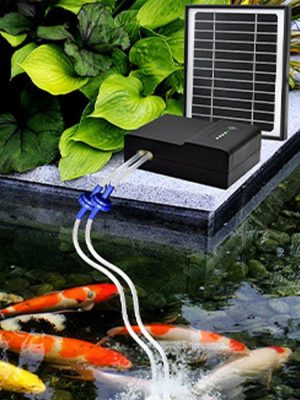 Other Tools | Air Pump Fish Tank 6V/5W Oxygenator Solar Air Pump Ensures Even Air Distribution Other Tools Black