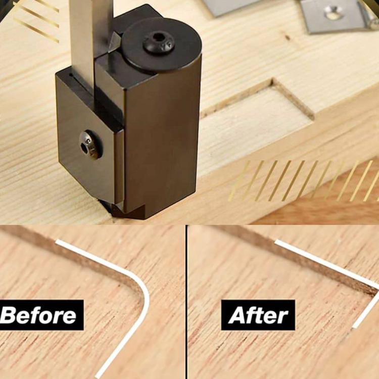 Other Tools | Corner Chisel Square Hinge Recesses Mortising Right Angle Carving Chisel Other Tools Black/White/Gold