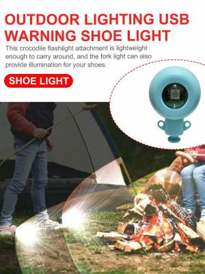 Other Tools | Croc Funny Light Glowing Shoes Lamp USB Rechargeable 3 Modes for Walking Camping Other Tools Other Tools