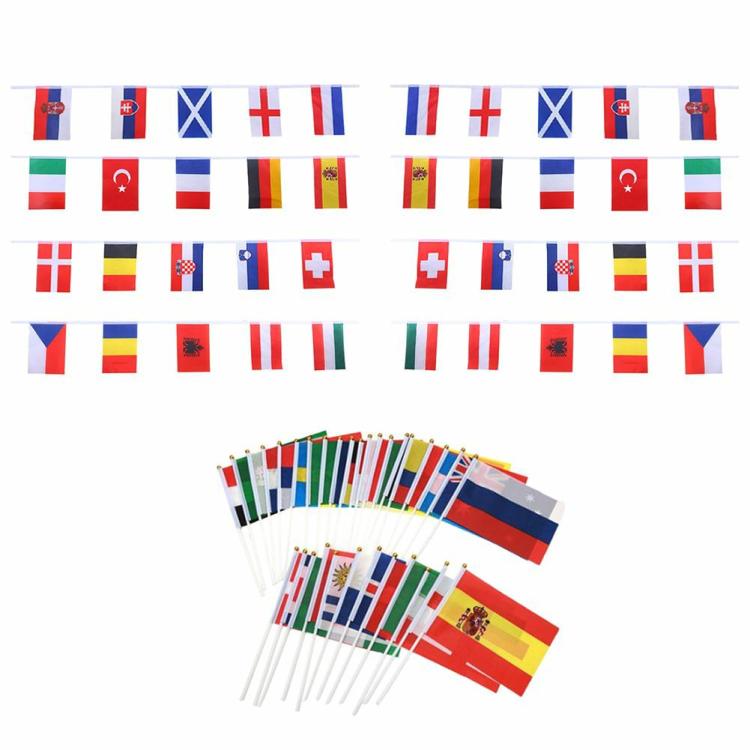 Other Tools | European Countries String Flag Hand Waving Flag Football Event Party Decor Other Tools Other Tools