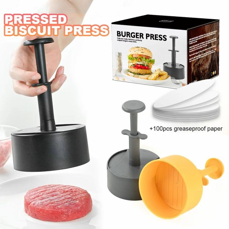 Other Tools | Hamburger Press Burger Patty Maker Pork Beef Manual Mold for Kitchen BBQ Grill Black/Grey/Yellow