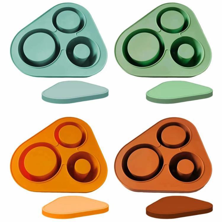 Other Tools | Silicone Ice Cube Tray with Lid Hollow Cylinder Ice Mold for Tumbler Cup Other Tools Lake Blue/Green/Orange/Light Brown