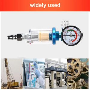 Parts & Accessories | 1/4inch Thread Spray Gun Air Regulator Gauge +In-line Oil Water Separator Filter Parts & Accessories Parts & Accessories