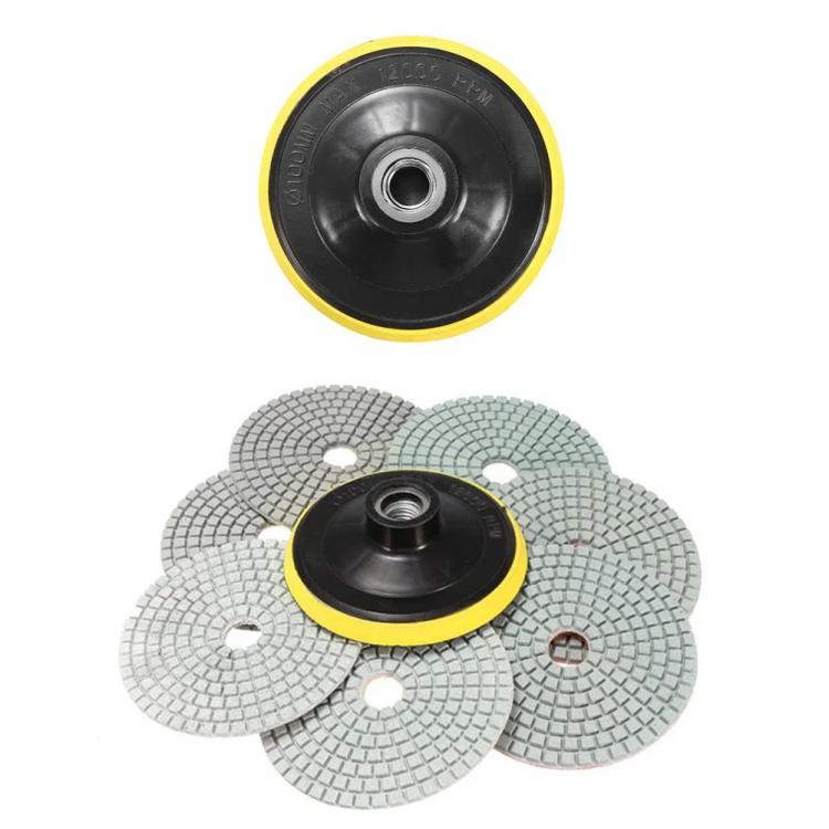 Parts & Accessories | 4 inch Diamond Polishing Pad Set for Granite Concrete Marble Stone Tiles Parts & Accessories Parts & Accessories